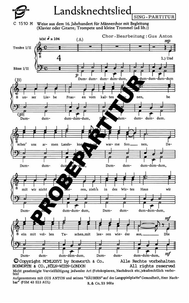 Landsknechtlied